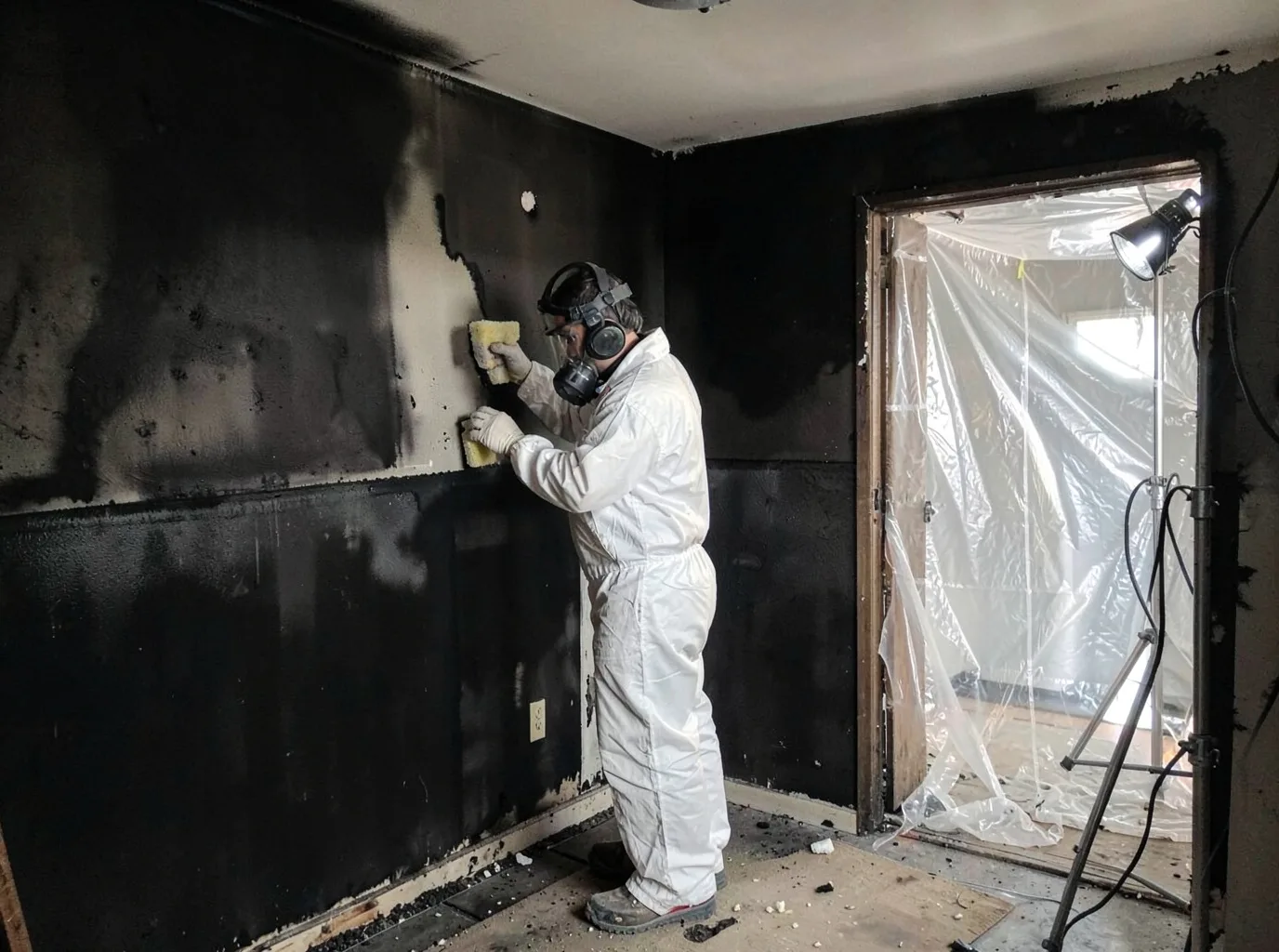 Fire Damage Restoration company in Mount Auburn, IA